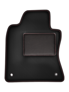 Quality Car Floor Mats - Carbon - Black